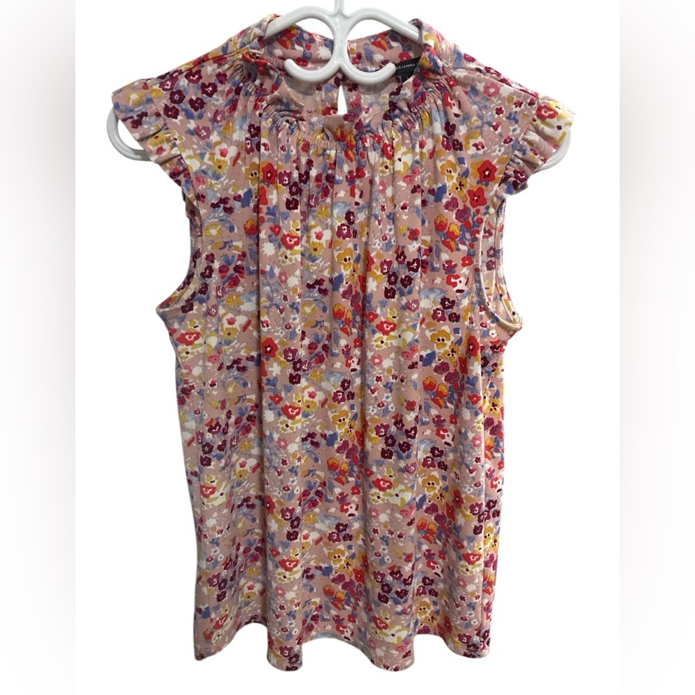 Adrianna Papell Floral Sleeveless Top